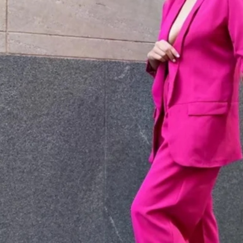 Bar III Red Blazer Suit Jacket